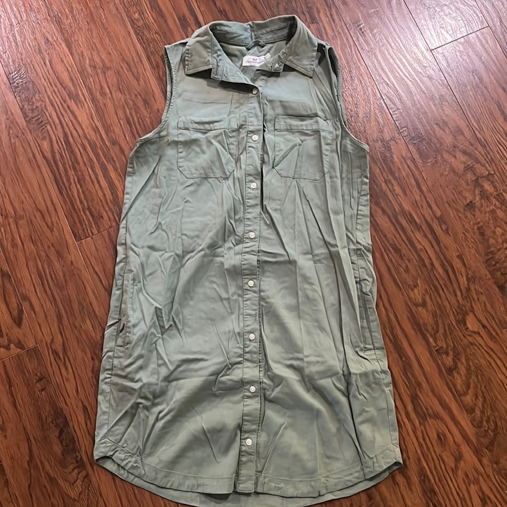 Vineyard Vines Button Up Shirt Dress